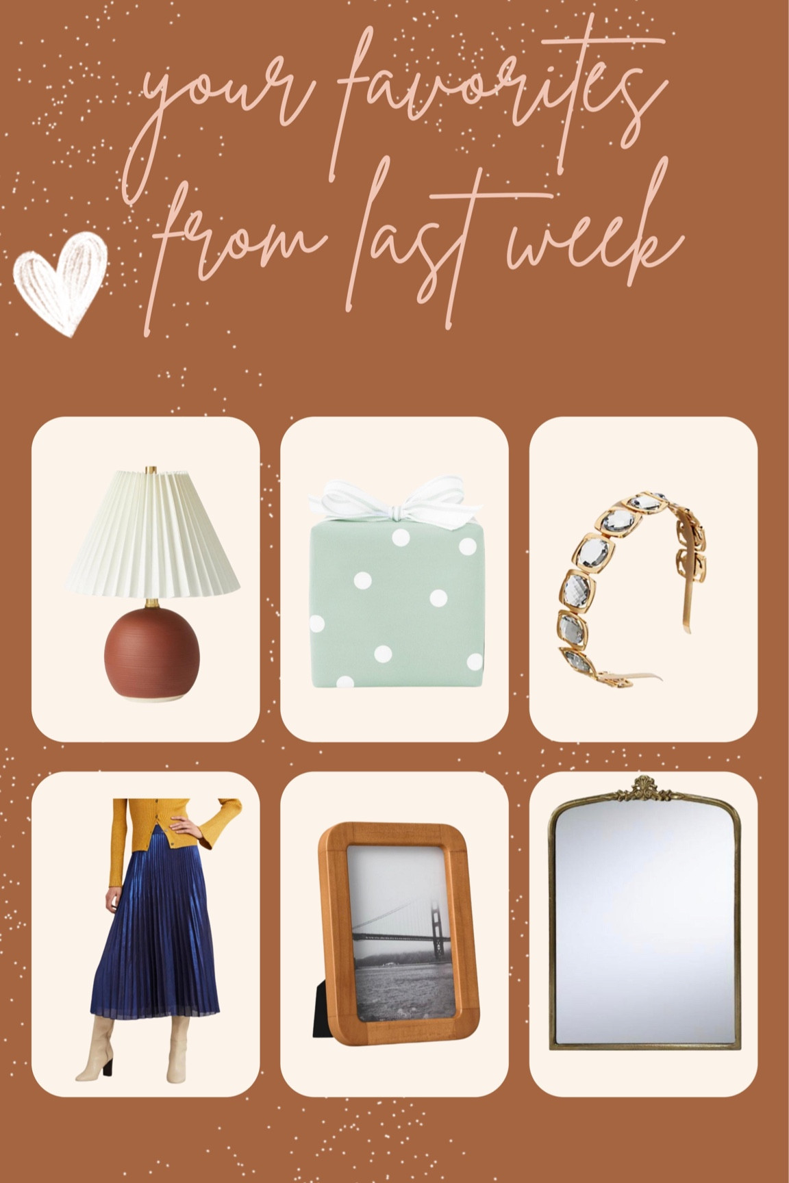 best sellers from last week 

#LTKHoliday #LTKGiftGuide