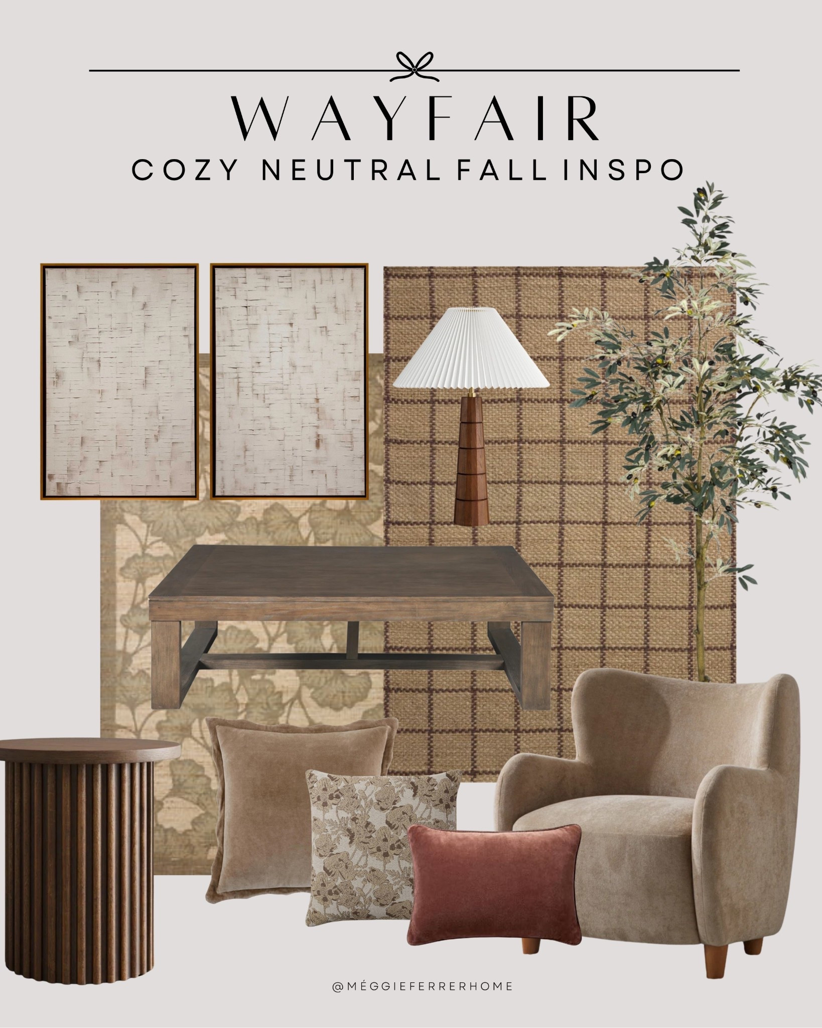 Cozy neutral fall inspo 🤎
I’ve been leaning into layered neutrals with warm browns, fluted wood, and soft textiles all from Wayfair!
These pieces bring such an elevated, designer feel without the high price tag.
#WayfairHome #CozyHome #NeutralDecor #ModernOrganicStyle


#LTKSeasonal #LTKSaleAlert #LTKHome
