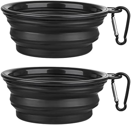 Dog Bowl Pet Collapsible Bowls, 2 Pack Collapsible Dog Water Bowls for Cats Dogs, Portable Pet Fe... | Amazon (US)