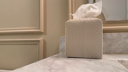 Designer approved tissue box cover (under $7!) 

#LTKVideo #LTKfindsunder50 #LTKhome