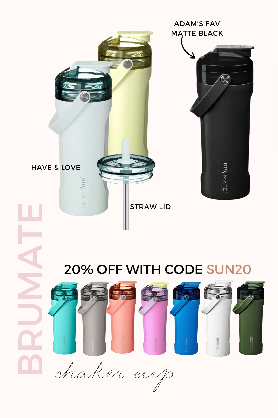 LOVE our Brumates! Code SUN20 will save you 20%