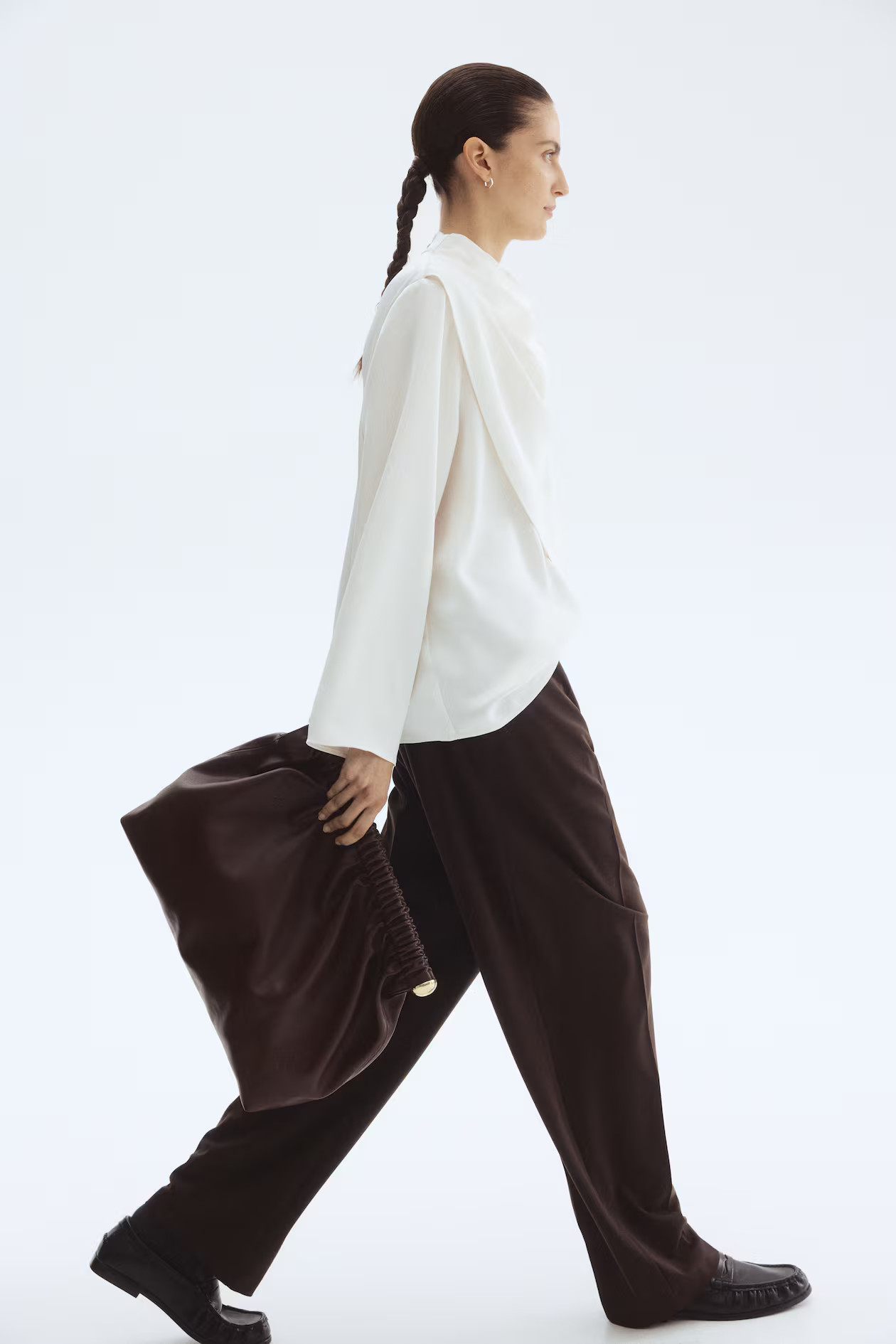 Tailored belted trousers | H&M (UK, MY, IN, SG, PH, TW, HK)
