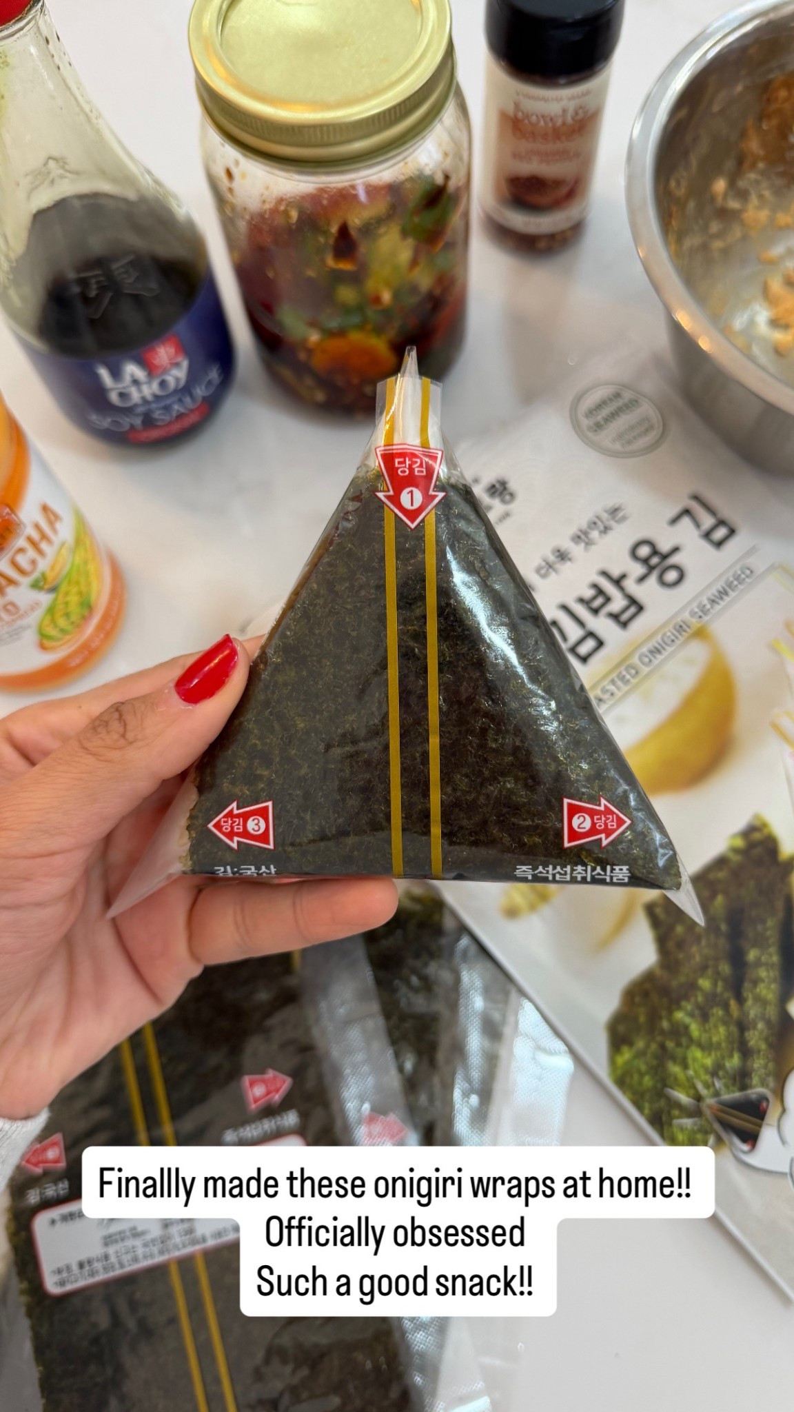 New favorite snack! So easy to make and taste yummy! 