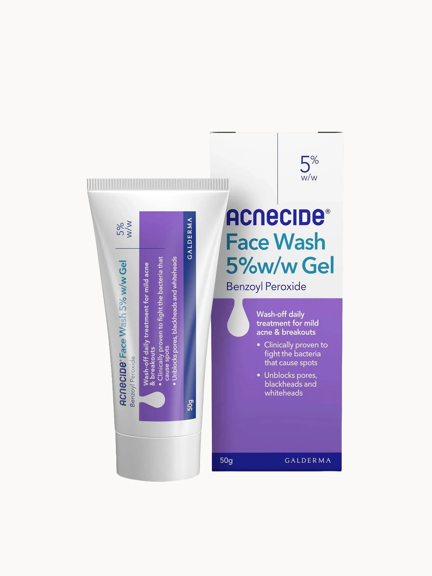 Acnecide Face Wash Spot Treatment with Benzoyl Peroxide 50g | Look Fantastic (UK)