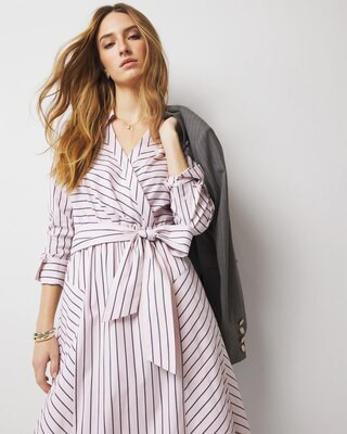 Poplin Midi Shirt Dress | White House Black Market