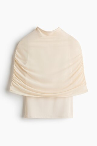 Cape-Detail Jersey Top | H&M (US + CA)