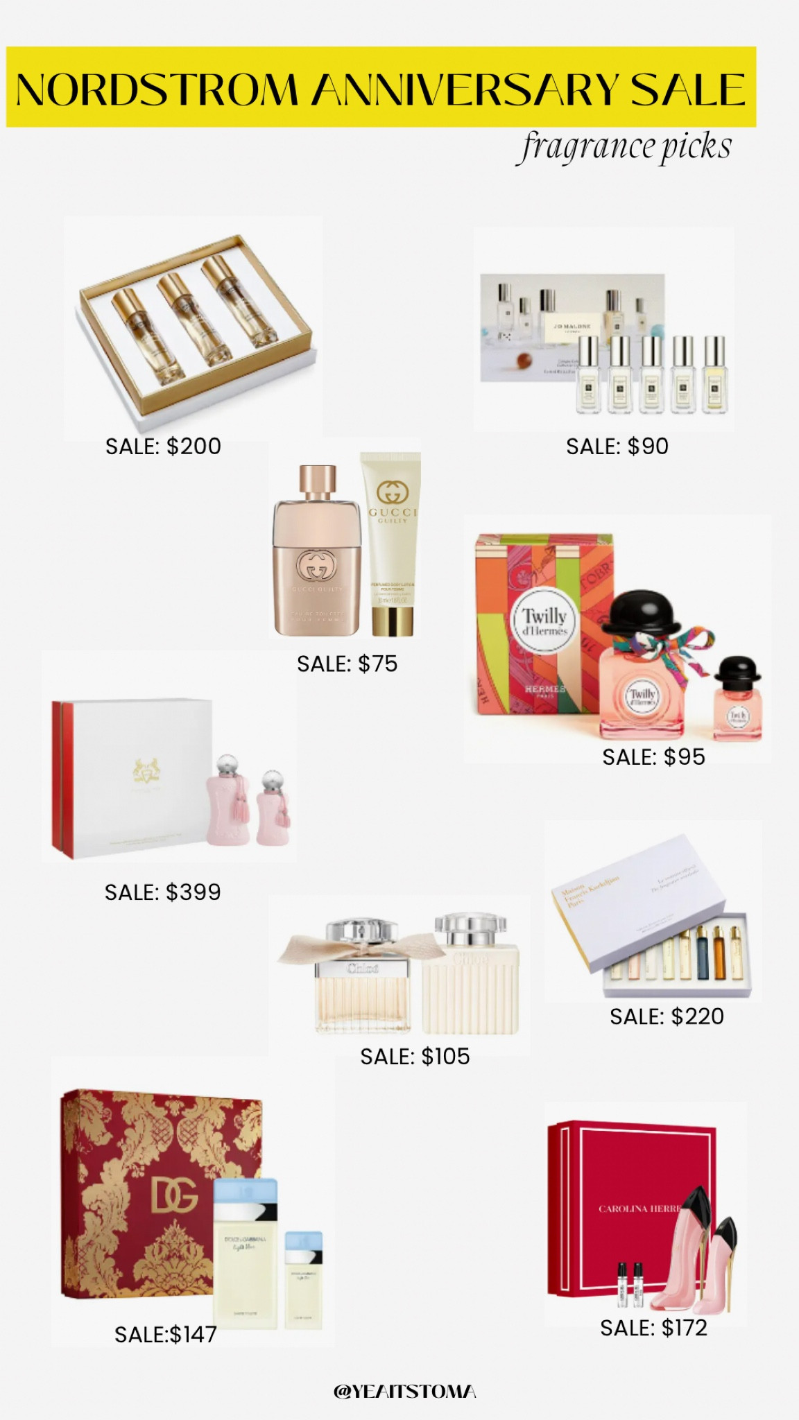 NORDSTROM ANNIVERSARY SALE FRAGRANCE PICKS. Floral, fruity, woody, sweet, fragrance set. 

#LTKxNSale #LTKSummerSales #LTKBeauty