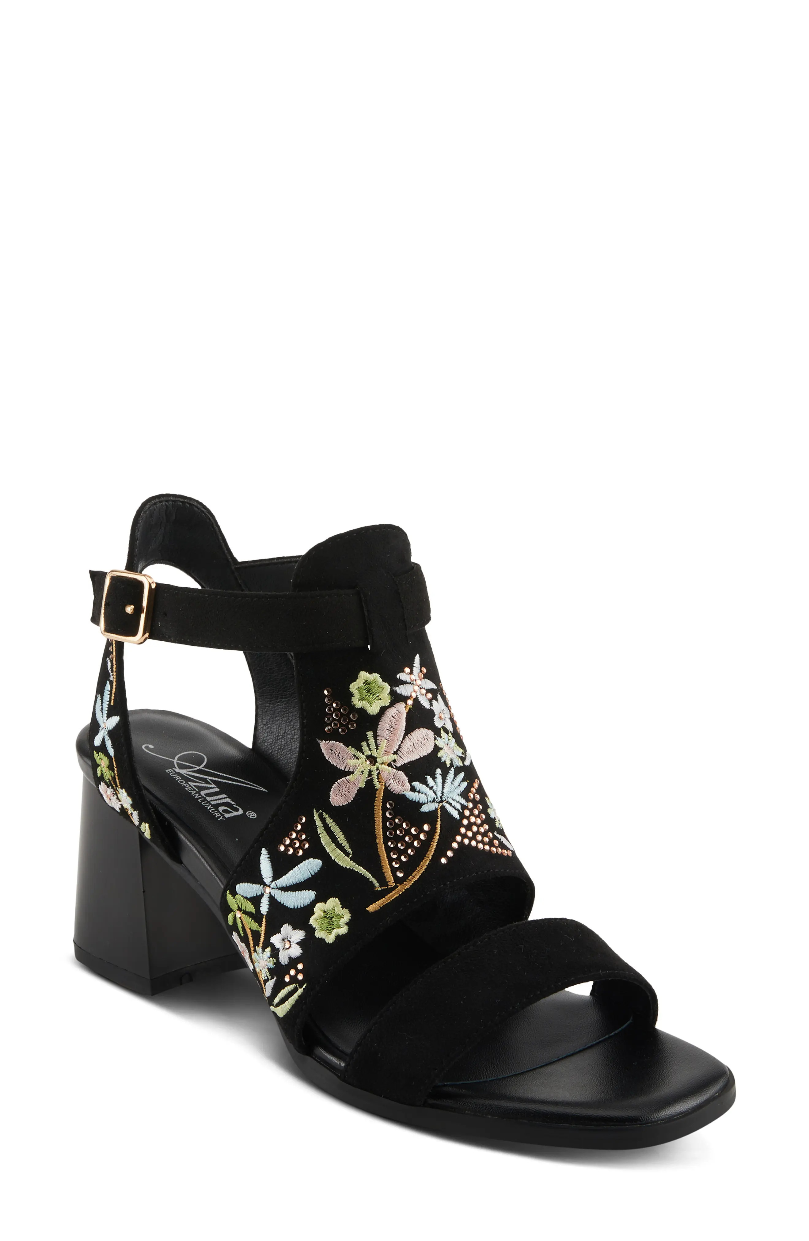 Romantic Floral Embroidered Sandal (Women) | Nordstrom | Nordstrom