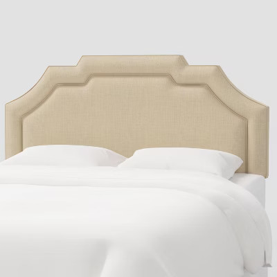 Full Notched Headboard in Classic Linen - Threshold™ designed with Studio McGee | Target