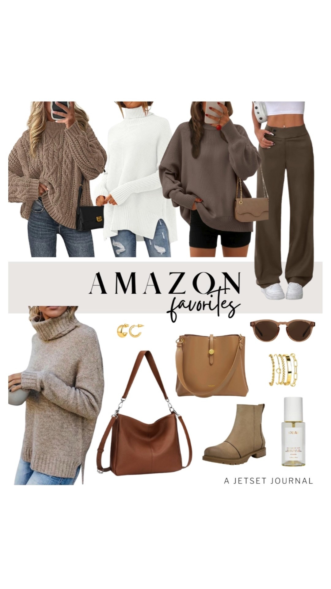 A few new favorites worth checking out this season on Amazon!
gold jewelry, trendy pants, ouai body mist, fall boots, fall sweaters, wardrobe refresh, amazon fashion, top picks, transitional look, affordable style, amazon finds, cute tops, neutral top, fall style, outfit idea

#LTKFindsUnder50 #LTKSeasonal #LTKU