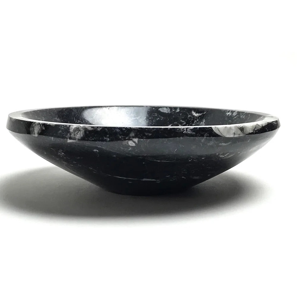 Astro Gallery of Gems Stoneware Sleek Decorative Bowl in Black | Wayfair | Wayfair North America
