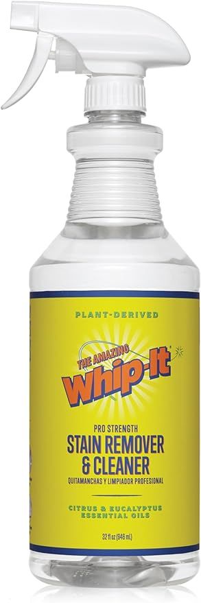 Whip It Cleaner, Multi Purpose Stain Remover Professional Strength Spray, Plant Based Enzyme Clea... | Amazon (US)