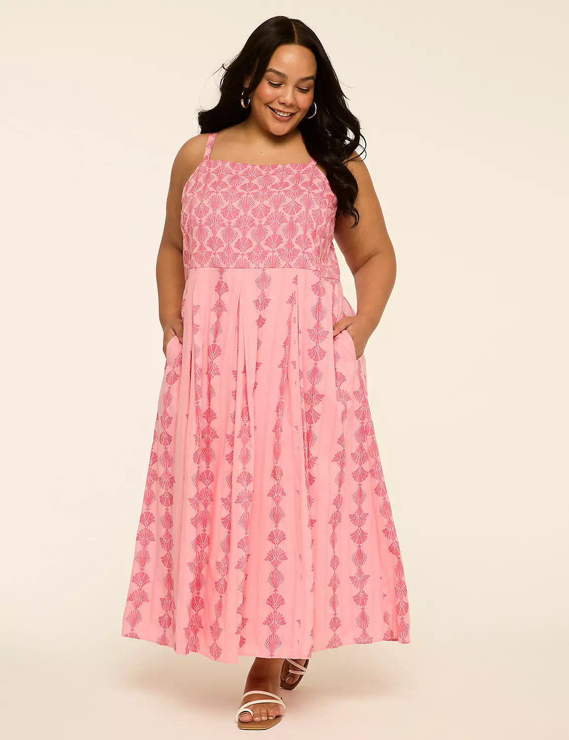 Sleeveless Pleated Maxi Dress | LaneBryant | Lane Bryant (US)