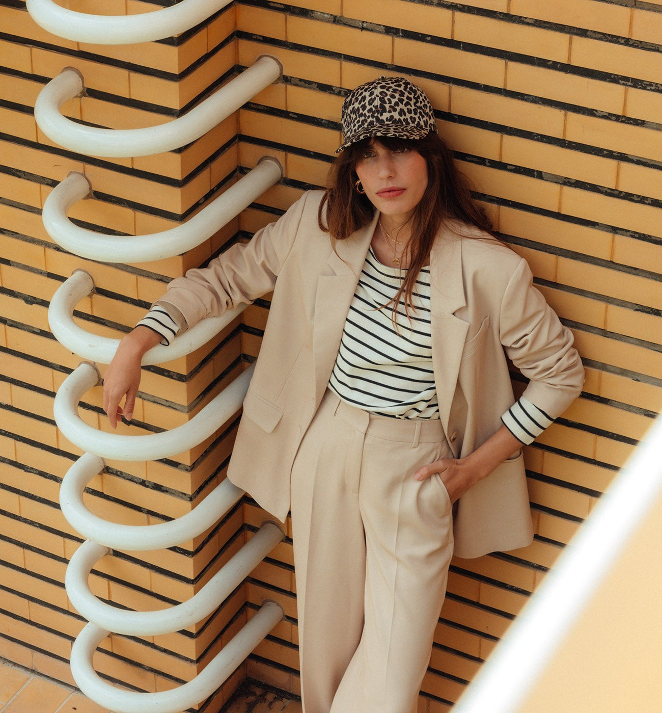 Veste de tailleur unie Femme - Beige | Promod (FR)