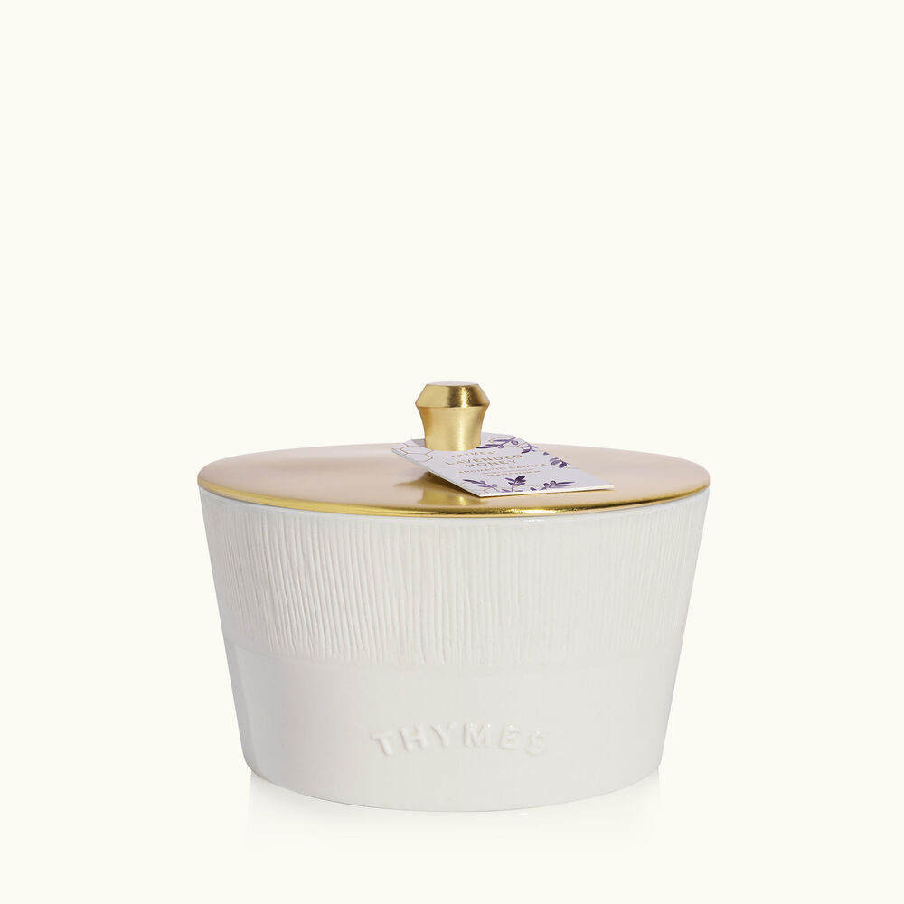 Lavender Honey Statement 3-Wick Candle | Thymes | Thymes