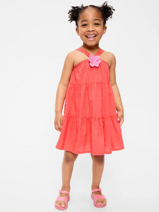 Sleeveless Tiered Dress for Toddler Girls | Old Navy (US)