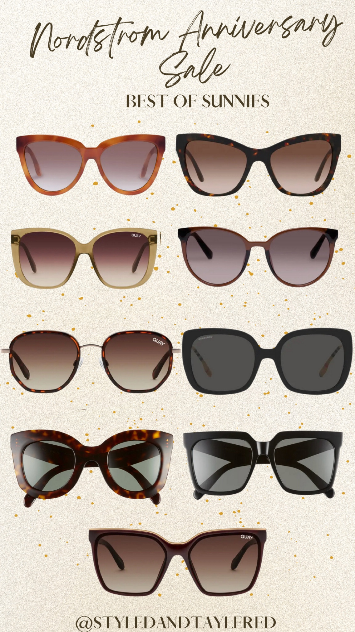 Nordstrom Anniversary Sale is here!! Here are the BEST OF SUNNIES on sale 🫶 

#LTKstyletip #LTKxNSale #LTKsalealert