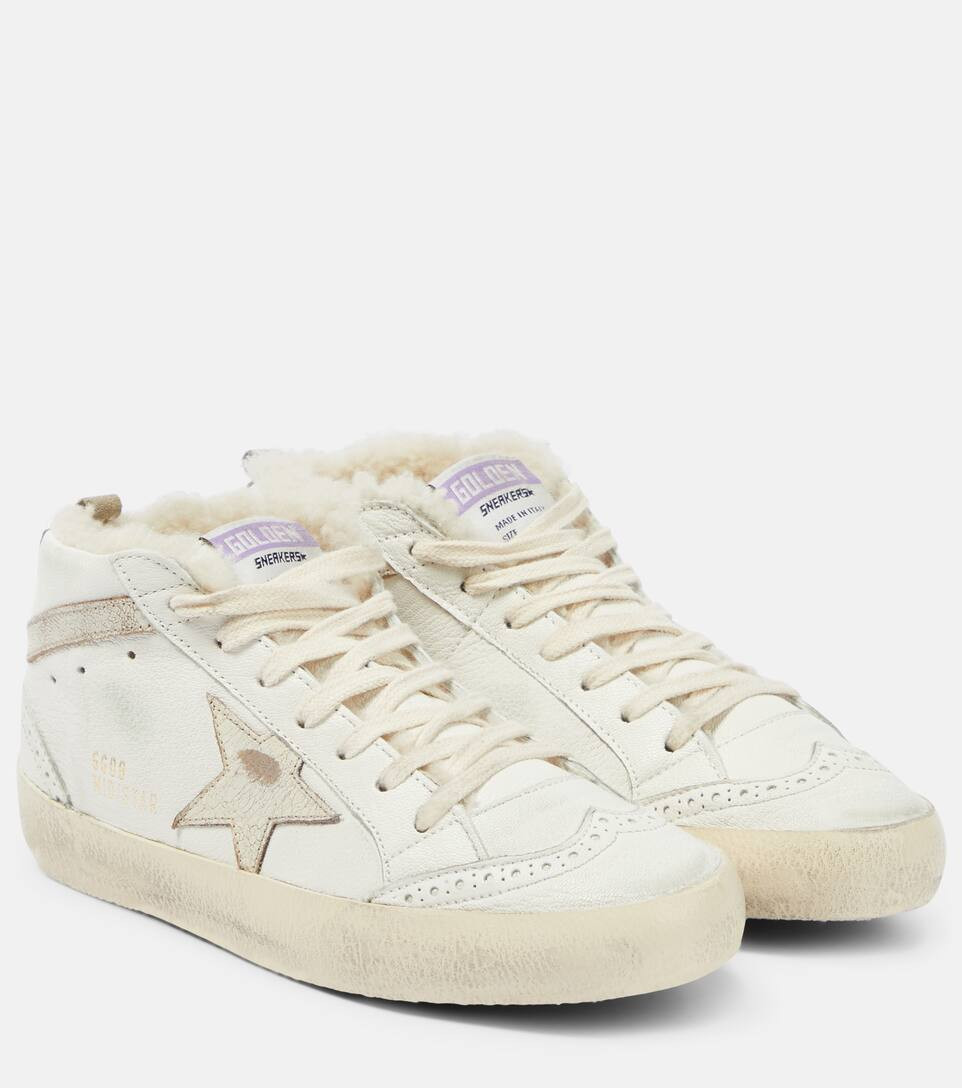 Ball Star shearling-lined leather sneakers | Mytheresa (US/CA)