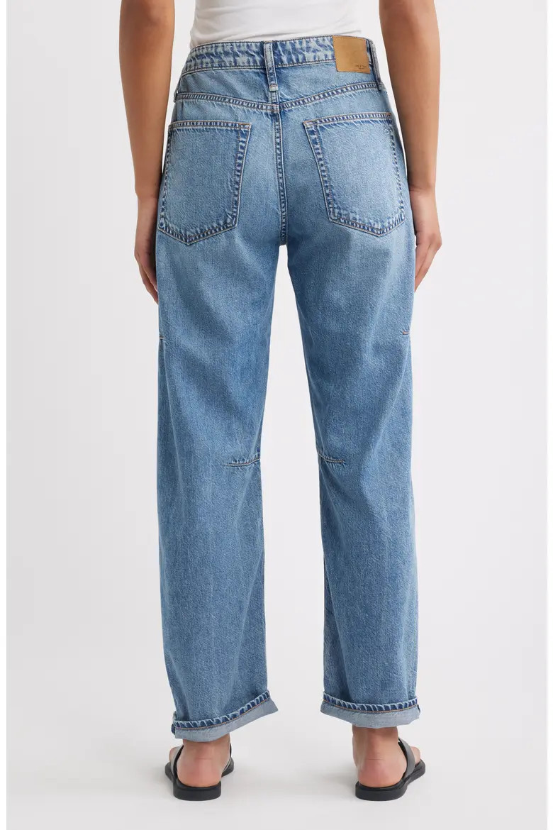 Featherweight Stevie Mid Rise Tapered Jeans (Women) | Nordstrom | Nordstrom