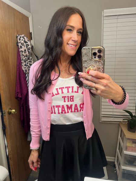 Mean Girls outfit! Wore this to the movie the other night with my girlfriends and it was so comfy and cute! My entire outfit is from Amazon, my boots are on clearance at Target. 

#LTKsalealert #LTKfindsunder50 #LTKMostLoved