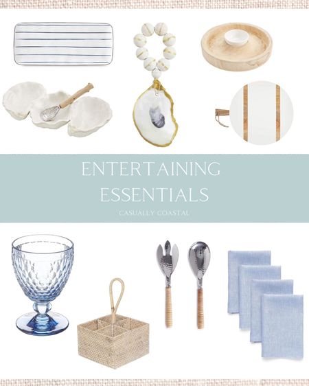 Sharing some of my favorite entertaining essentials, all from Amazon!
-
coastal kitchen, serveware, trays, platters, serving boards, charcuterie boards, glassware, bowls, chip and dip, servers, serving spoons, linen napkins, blue napkins, chambray napkins, napkin rings, spring tablescape, easter tablescape, goblets

#LTKhome #LTKunder100 #LTKFind