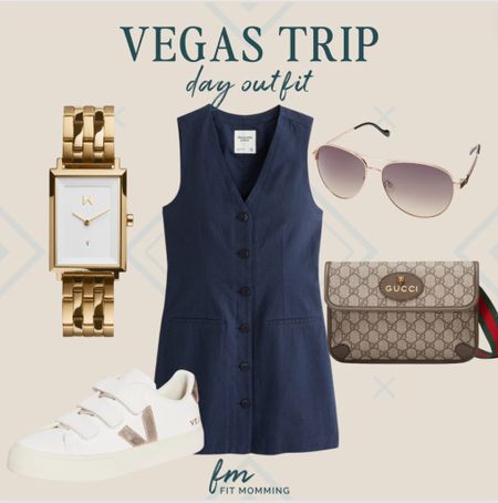 Day look | Vegas trip | spring look | spring fashion | button up dress | #fitmomming #abercrombie 

#LTKmidsize #LTKstyletip #LTKover40