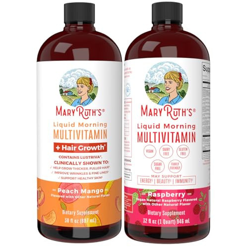 MaryRuth's Morning Multivitamin + Multivitamin Hair Growth Bundle | Amazon (US)