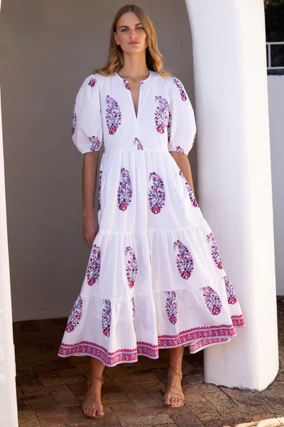 Puff Maxi- Verna Red | Oliphant Design