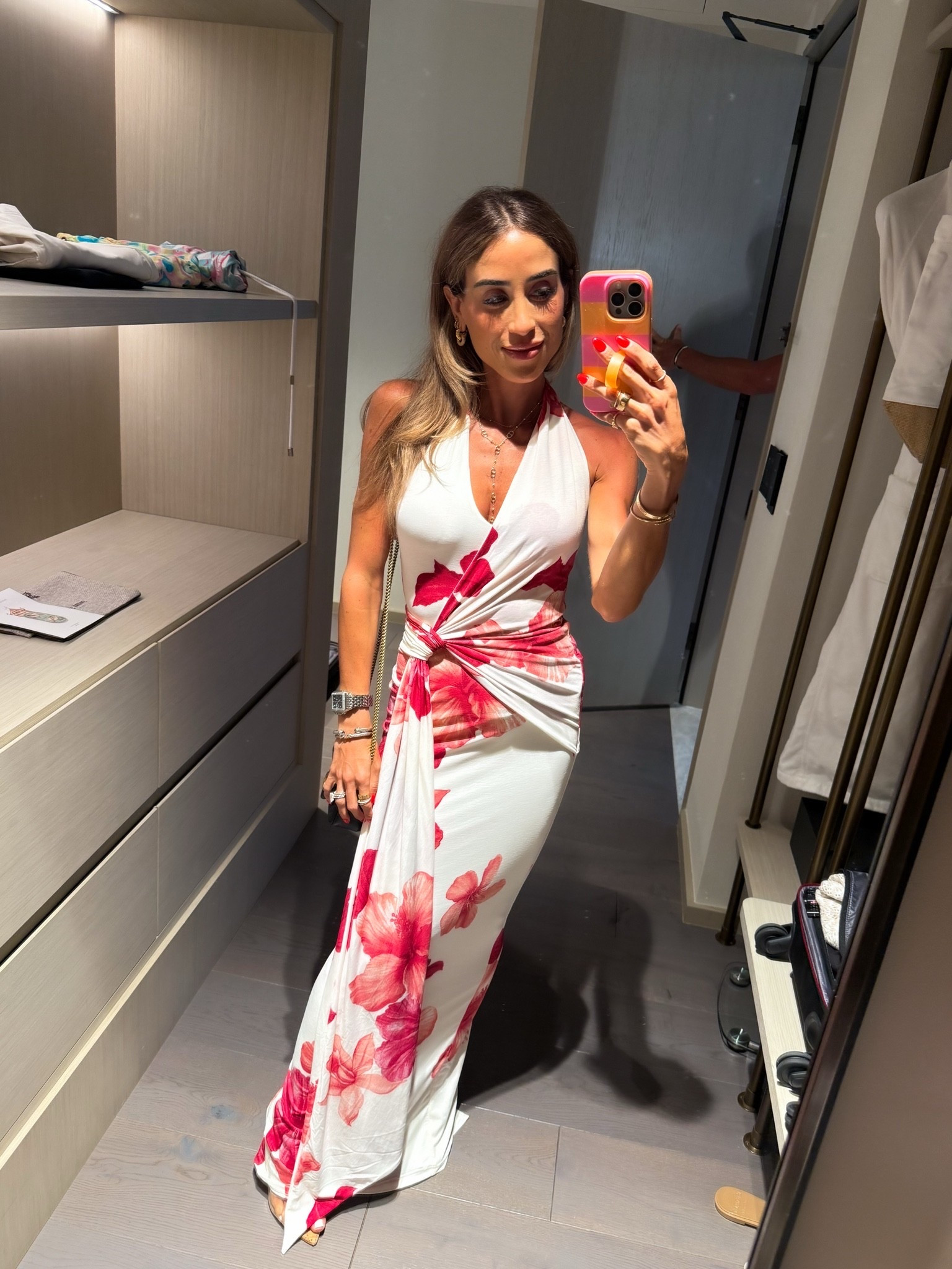 Floral maxi dress with sash waist size xs 
Vacation outfits

#LTKPetite #LTKSaleAlert #LTKootd