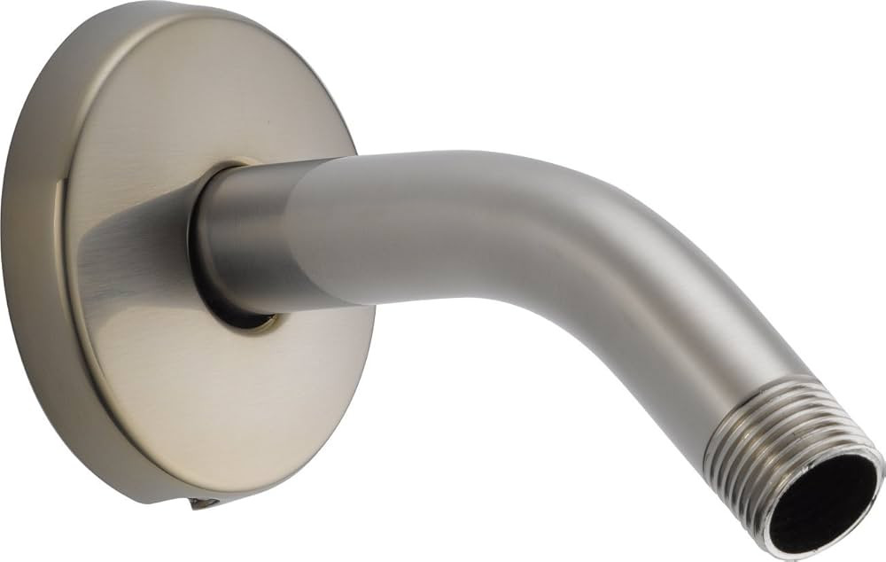 DELTA FAUCET U4993-SS Shower Arm and Flange, Stainless,6.00 x 2.88 x 6.00 inches | Amazon (US)
