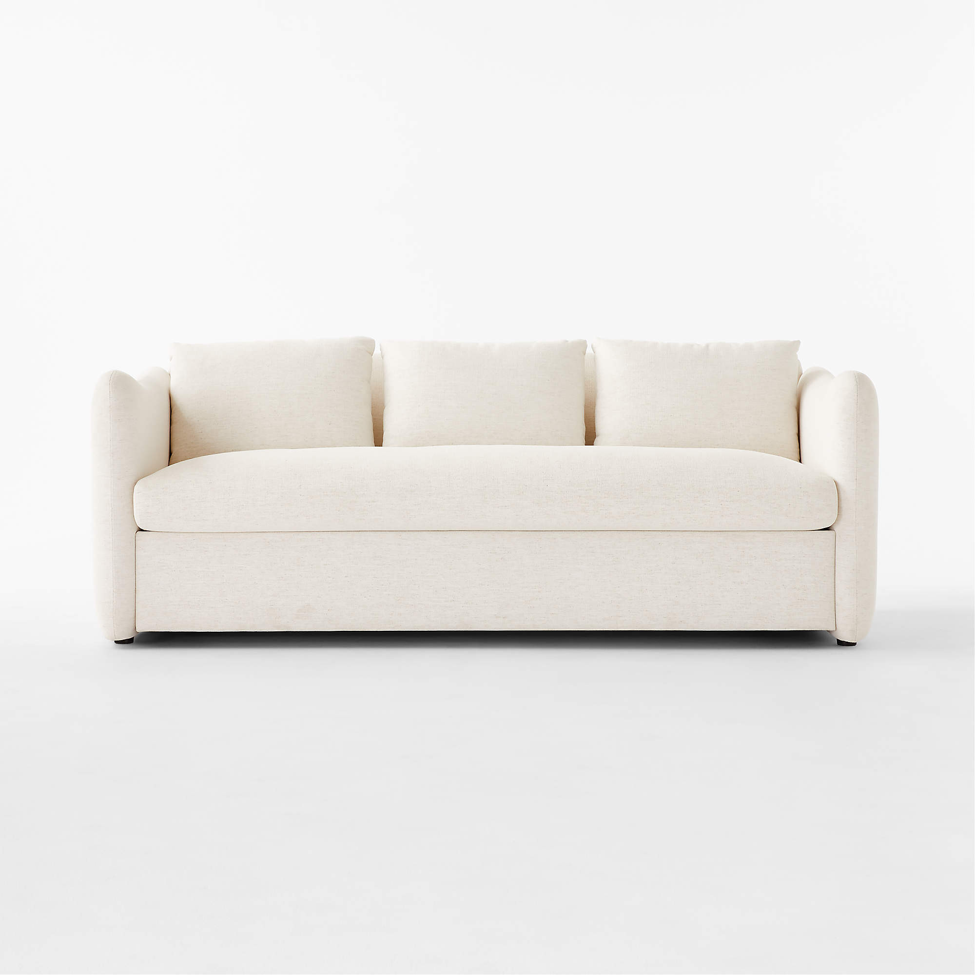 Tuffare White Performance Fabric Sleeper Sofa Queen + Reviews | CB2 | CB2