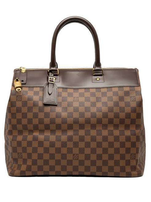 Louis Vuitton Pre-Owned 2001 Damier Ebene Greenwich PM Travel Bag | Brown | FARFETCH CA