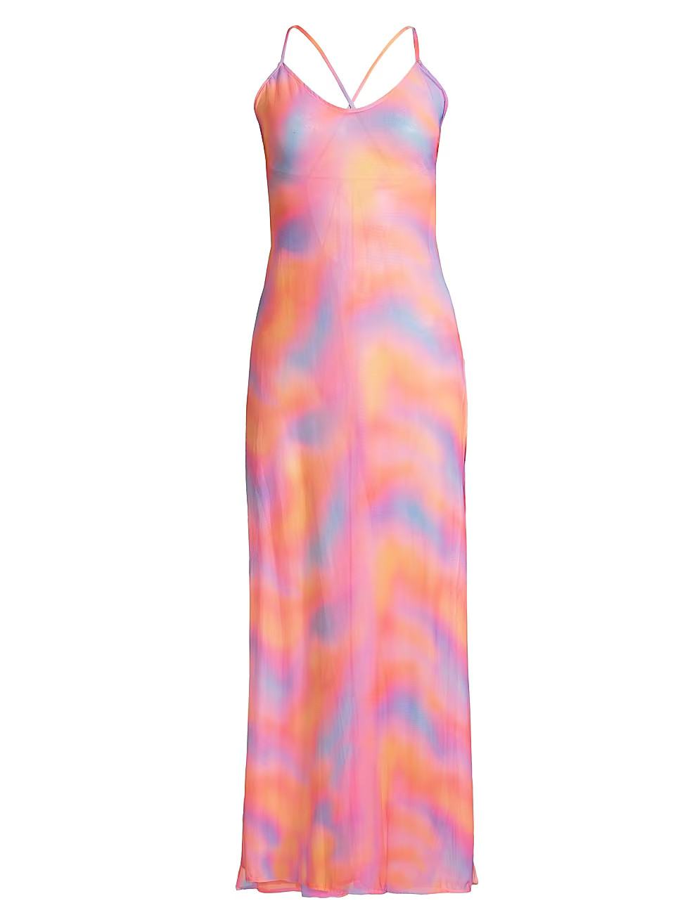 Arya Strappy Tie-Dye Maxi Dress | Saks Fifth Avenue