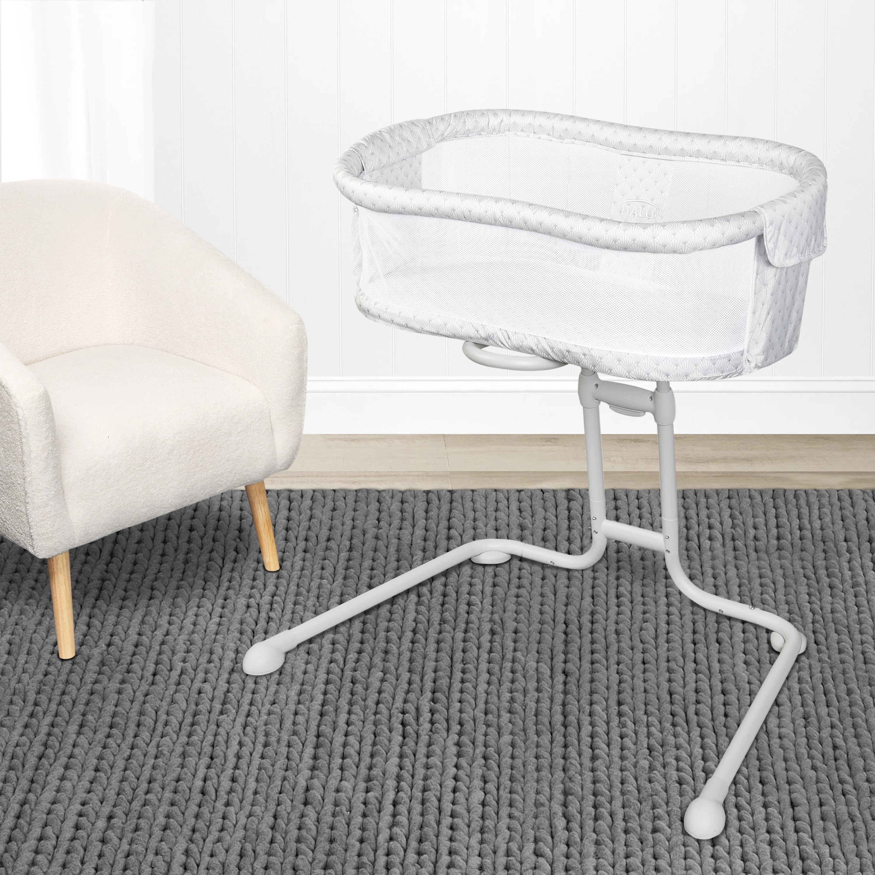 Halo® Bassinest® Glide Sleeper - Flat Baby Bassinet - Infant - 0-5 Months - Plume | Walmart (US)