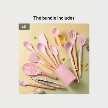 14pcs Ensemble d'ustensiles de cuisine en silicone - Ensemble d'ustensiles de cuisine tout-en-un ... | Temu Affiliate Program