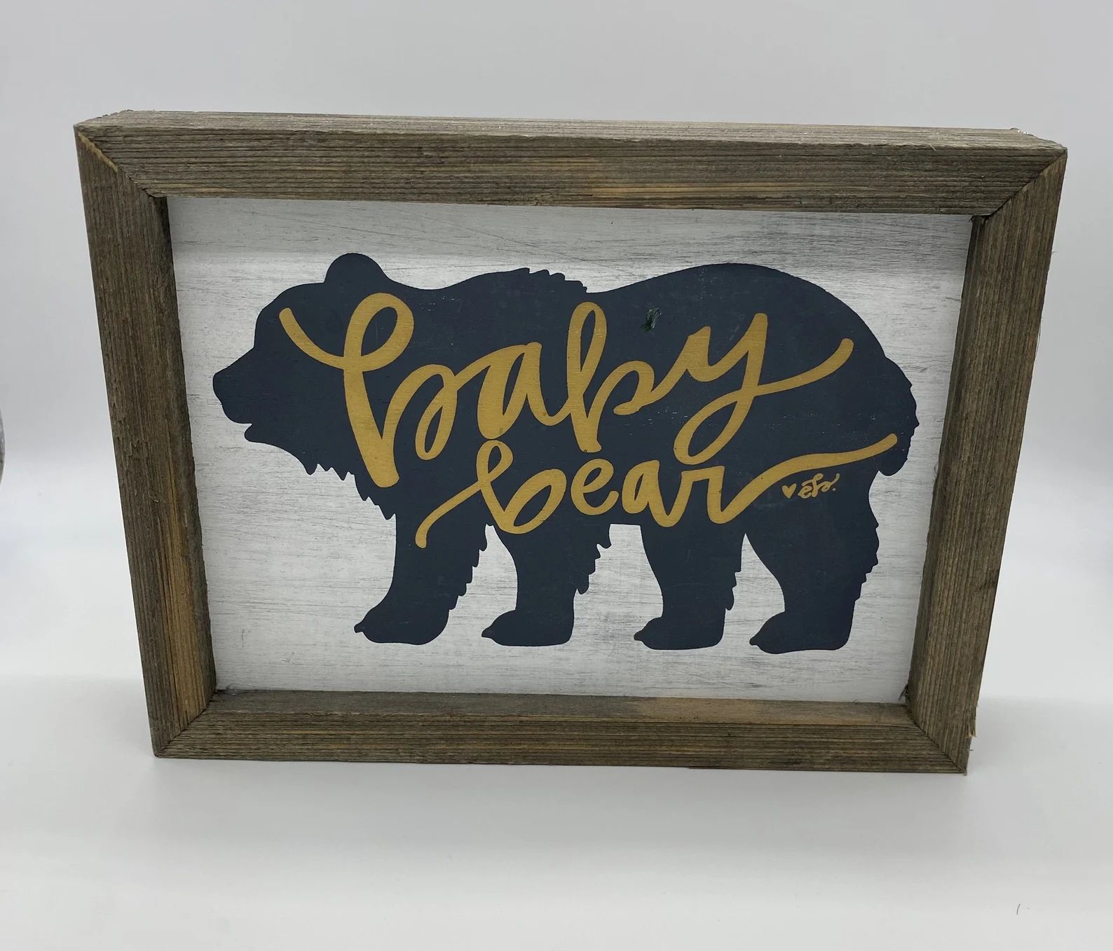 Baby bear wood wall sign | Etsy | Etsy (US)