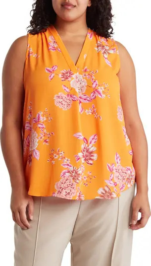 Vince Camuto Rio Gardens V-Neck Sleeveless Top | Nordstromrack | Nordstrom Rack