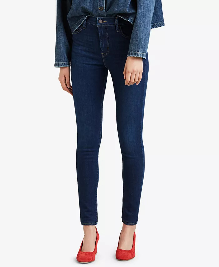 Levi's Women's 720 High-Rise Stretchy Super-Skinny Jeans - Macy's | Macy's