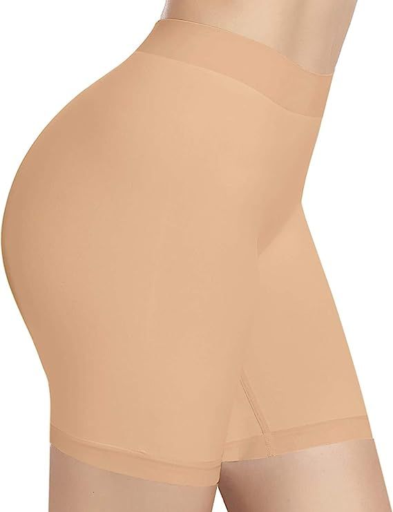 BESTENA Slip Shorts Womens Comfortable Seamless Smooth Slip Shorts for Under Dresses | Amazon (US)