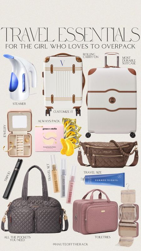 Can’t go anywhere without all of these travel essentials! I’ve been using this same luggage for 8+ years! It’s the best! 

#LTKTravel #LTKItBag #LTKFindsUnder100