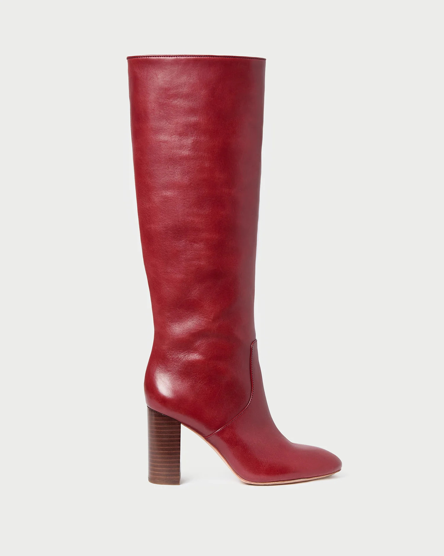 Goldy Wine Leather Tall Boot | Loeffler Randall