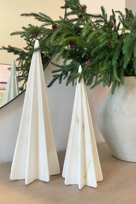 Love these new ceramic trees target find!  This finish is beautiful and perfect for the holidays!  Christmas decor, holiday decor, Christmas trees 

#LTKhome #LTKHoliday #LTKSeasonal