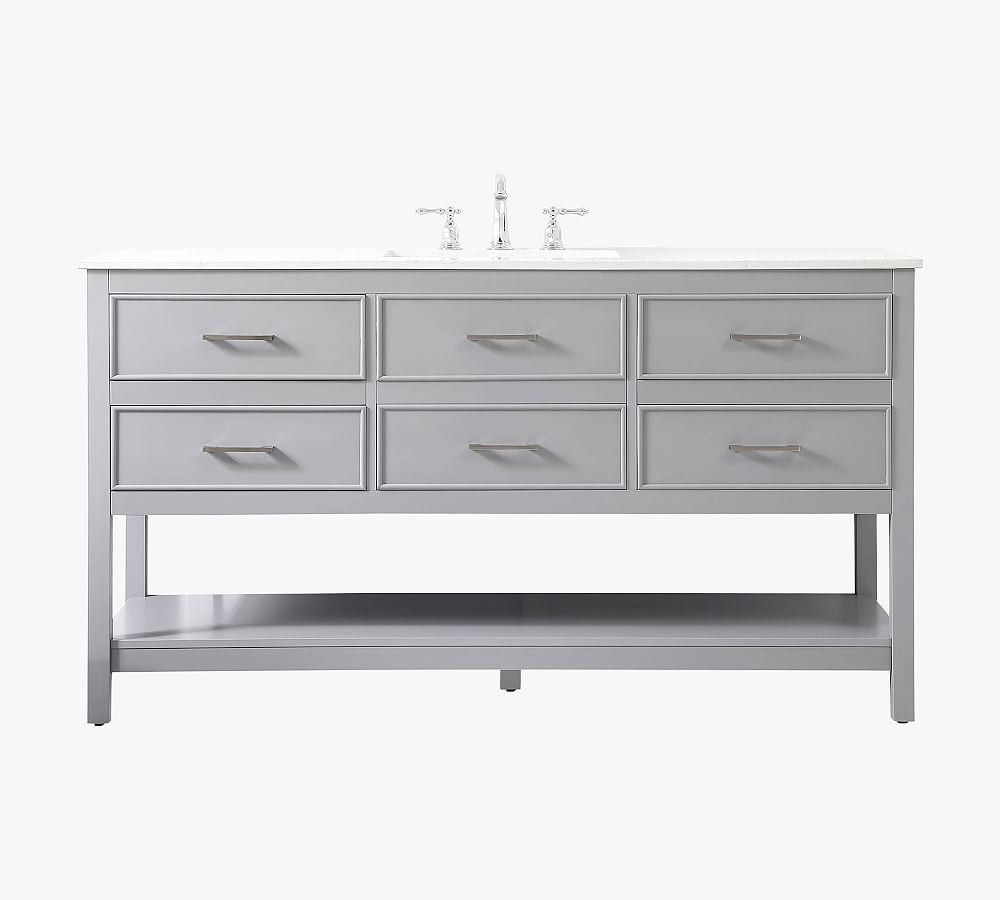 Yap 48-60" Single Sink Vanity | Pottery Barn (US)