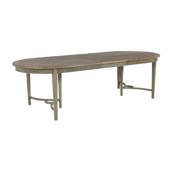 Whitlock Distressed Cream and Natural Dining Table | Bellacor