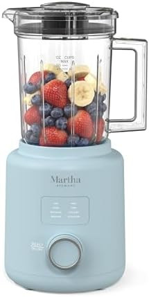 Martha Stewart 50oz Countertop Blender, Smoothie, Margarita & Ice Crushing Blender, BPA-Free Pitc... | Amazon (US)