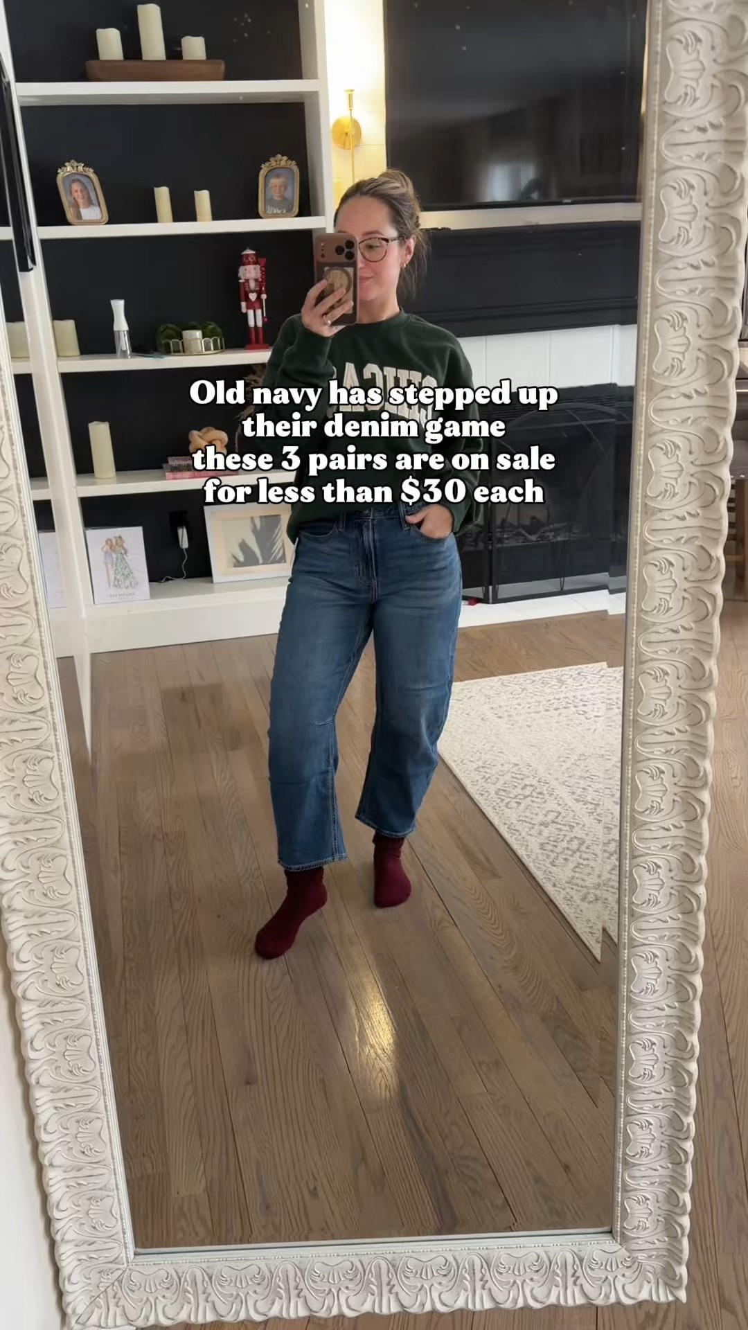 Huge sale at old navy right now, I picked up these 3 pairs of jeans all for under $30 each! They’re so comfy and stretchy and they fit so well!! #oldnavy #sale #jeans #petite 

#LTKPetite #LTKSaleAlert #LTKmomlife