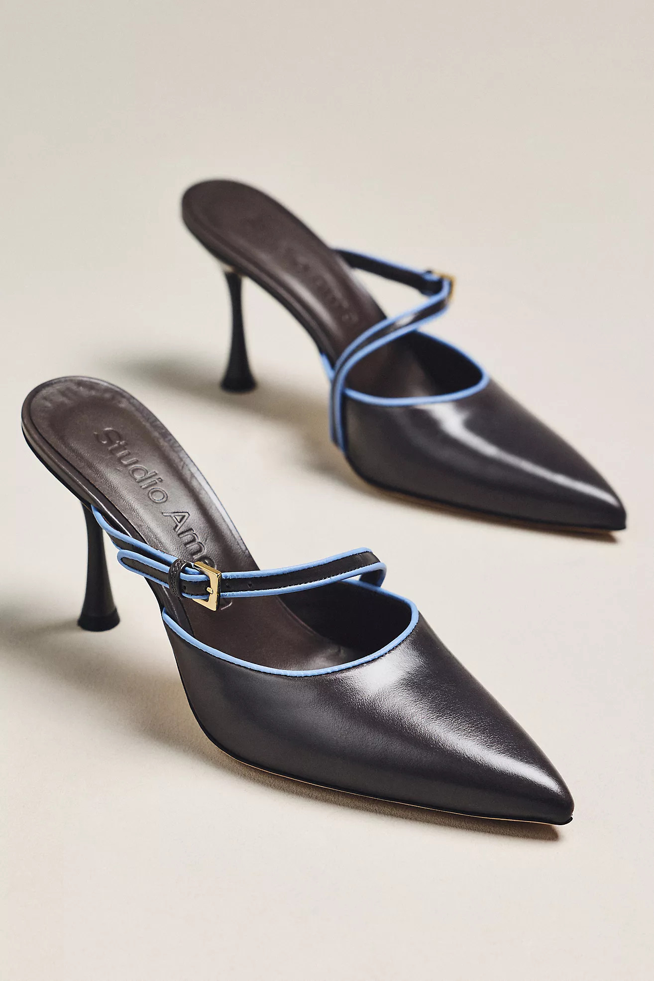 Studio Amelia Alto 90 Mule Heels | Anthropologie (US)