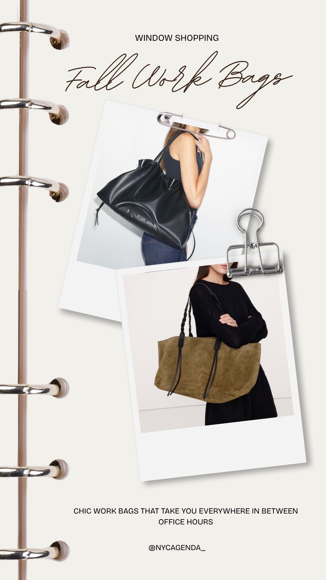 Fall work bags chic enough to schlep in. Take these from the office to Pilates, happy hour & everything in between

#LTKootd #LTKWorkwear