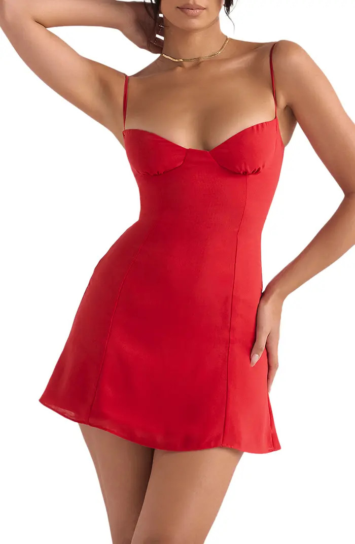 Christiana Floral Minidress | Nordstrom