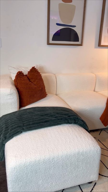 White Boucle Polyester livingroom couch 

#LTKCyberWeek 

#LTKCyberSaleFR #LTKCyberSaleES